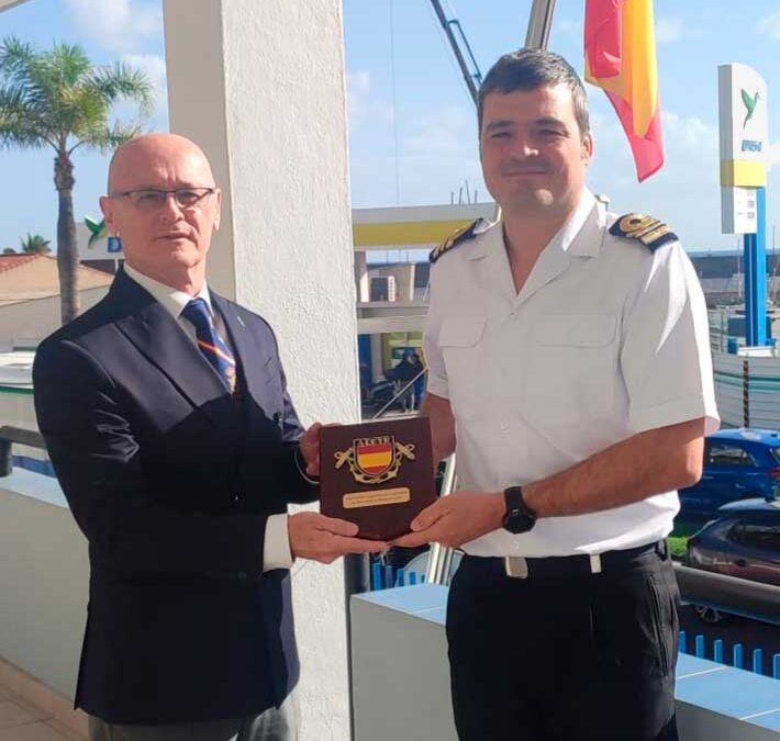 Visita a la Ayudantía Naval de la Armada en Santa Cruz de La Palma